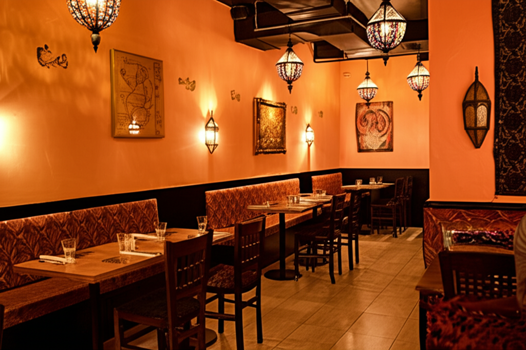 Interior del Restaurante Taj Mahal Tarragona